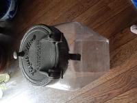 　PERFECT-VESSEL　ガラス瓶　G,INAMURA&CO TOKYO JAPAN 駄菓子　煙草　せんべい入れ　ガラスケース　サイズ：36㎝×15㎝（蓋込）