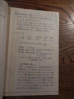 西医学健康法講習会　帰朝記念　要旨　昭和25年　西式池袋支部長石井孝始聞書手書　B5版30頁