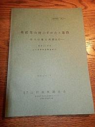 奥能登山村のすがたと進路　石川県鳳至郡柳田村　昭和41年度　山村振興特別調査報告№19　倉沢博東大教授旧蔵
 石井俊之/加納心治/金崎肇/中川龍一/生垣五右ェ門/服部和彦/次郎間重明
    出版社 山村振興調査会
    刊行年 昭和42年
    ページ数 92頁
    サイズ 24.3×17.4
