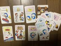 ニッスイ ドラえもん ひみつ道具カード トランプ 状態は比較的きれいです。 カード揃っています。ニッスイ ドラえもん ひみつ道具カード トランプ　セットです。
40年前ぐらいの品物です。