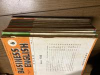 15冊　Business English  商業英語　昭和41年9月号、昭和42年6月号〜昭和42年12月号、 昭和43年1月号〜昭和43年7月号商業英語出版社　フォルダー付　