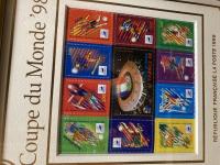 フランス 切手 FIFA ワールドカップ 1998年Coupe du Monde 98　切手　額縁　
