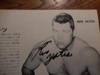 国際プロレスパンフ1971年ビッグ・ウインター・シリーズ　サイン入り　
