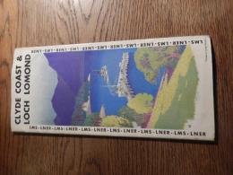 Clyde Coast and Loch Lomond. L. N. E. R. Dalkeith Publishing.1937年パンフレット　イギリス　クライドコーストとローモンド湖