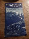 CHAMONIX MONT-BLANC　1938年パンフ

シャモニー...