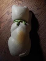 昭和セルロイド招き猫　天地約19cm