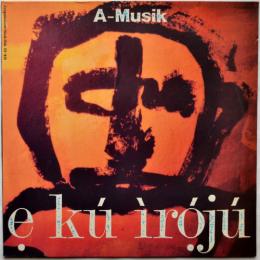 アームージク A-Musik / エクイロジュ e ku iroju
竹田賢一のプロジェクト唯一作。
日本のアンダーグラウンド界に名を残すアヴァンギャルド・ジャズロックの名作。
坂本龍一をはじめ、けっこうそうそうたるメンバーが参加しています。
いまだ未CD化作品。というか「東アジア反日武装戦線」の詩を歌ったりしてる　CD化はなし。盤質良好です。

El Puebro Unido Jamas Sera Vencido (不屈の民)
a) Vorwarz (前進)
b) Die Einheitsfrontlied (統一戦線の歌)
c) Ppuripha
On Suicide (自殺について)
There Will Never Be Another
I Dance
Anti-Jap Rap (反日ラップ)
El Vito
Die Moorsoldaten
Nilririya

竹田賢一 (大正琴,flute,harmonium,vocals)
小山哲人 (bass)
石渡明廣 (gutiars)
久下恵生 (drums)
時岡秀雄 (saxes)
篠田昌巳 (saxes)
工藤冬里 (piano,organs)
高橋鮎生 (vocals on A-2.)
千野秀一 (moog synthesizers on A-2.B-1.)
箕輪攻機 (tabla on B-4.)
高橋文子 (vocals on A-3.)
坂本龍一 (piano on A-5.)
佐藤春樹 (trombone on B-4.)
カムラ (vocals on B-4.)
山本護 (cello on B-4.)
大熊亘 (backing voice on B-1.)
三浦リョウコ (vocals on A-4.)
河野優彦 (trombone on B-1.)
John Duncan (whilspering on B-3.)