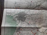 戦前 地図「皇陵参拝図」大正9年 　発行所　大阪市西区新町通三丁目　和楽路屋　約54cm-38cm