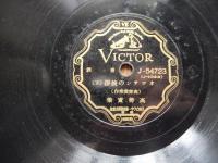 SP盤　漫談　オッサンの挨拶路上下　高勢實乘作　山田栄一編曲

高勢實乘（明治30年（1897年）12月13日 - 昭和22年（1947年）11月19日）は、俳優。サイレント映画時代からトーキー初期にかけ活動した。「アーノネおっさん」、「わしゃかなわんよ」等のギャグを繰り出すコミックリリーフとしての活躍で知られ、とりわけ山中貞雄監督作品の常連であった。愛称は「アーノネのオッサン」。本名は能登谷新ー。