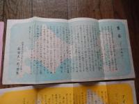 日本趣味の会　　アイヌ風俗　女子メノコ　酋長　印刷物　6点