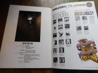 コンサートパンフ/ライ・クーダー & デヴィッド・リンドレー「Ry Cooder＆David Lindley An Udo Artists Presentation 1990