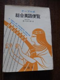 テーブル式総合英語便覧　龍口直太郎 著　昭和42年重版
出版社：評論社



275p 22cm 
