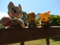 3点　猫ブリキ おもちゃ ゼンマイ式 昭和レトロ