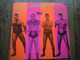 日本プロレスパンフ　ワールド・チャンピオン・シリーズ戦　1971年　日本プロレスリング　サイン入り