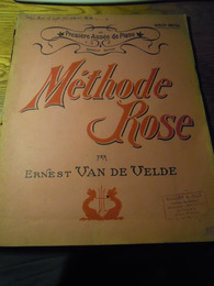 岩崎雅通旧蔵サイン　PREMIERE ANNEE DE PIANO. METHODE ROSE　VAN DE VELDE ERNEST　1931　