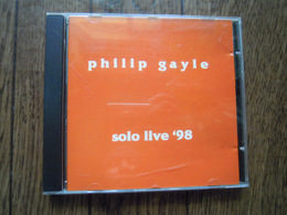 Philip Gayle   Solo Live '98 CD