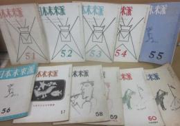 詩誌　日本未来派　　第５１号（昭和２７年６月）～６１号（昭和２９年５月）まで　１１冊一括