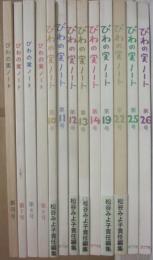 びわの実ノート　創刊号より不揃い１３冊一括　創刊号・７・８・９・１０・１１・１２・１３・１４・１９・２２・２５・２６号