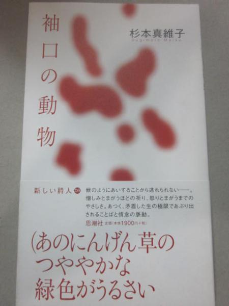 詩集 袖口の動物 杉本真維子 古書 うつつ 古本 中古本 古書籍の通販は 日本の古本屋 日本の古本屋