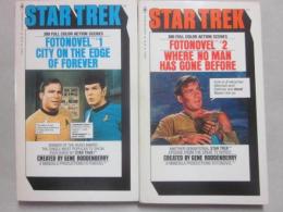 洋書）　star trek fotonovel ２冊セット　city on the edge of forever where no man has gone before