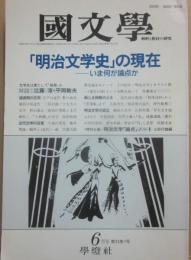 國文学　解釈と教材の研究　昭和６３年６月号　「明治文学史」の現在　いま何が論点か