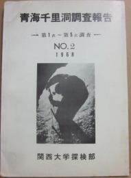 冊子　青海千里洞調査報告　第１次～第５次報告　ＮＯ・２　１９６８