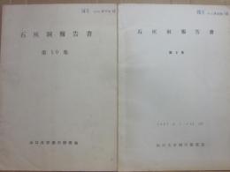 冊子　山口大学洞穴研究会　会報　石灰洞報告書　第９集　第１０集　２冊一括