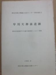 早川天神森遺跡　都市計画道路早川本蓼川線建設にともなう調査　神奈川県立埋蔵文化財センター調査報告２　１９８３・３　神奈川県立埋蔵文化財センター