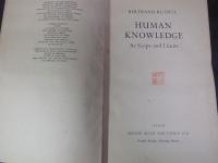 Human Knowledge: Its Scope and Limits