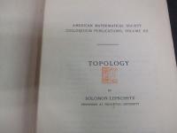 TOPOLOGY　American Mathematical Society Colloquium Publications　vol.12