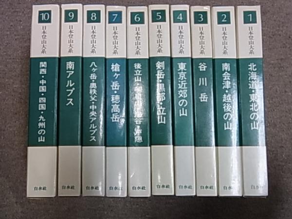 日本の山系 全10巻セット　月報付き 日本の山系 全10巻セット 月報付き 山と溪谷 – pTa . shop