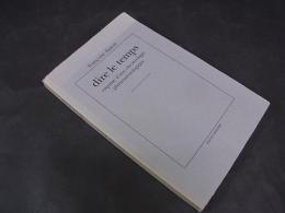 Dire le temps : esquisse d'une chronologie ph?nom?nologique