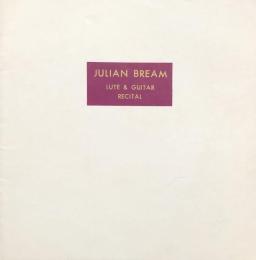 ジュリアン・ブリーム　Julian Bream　　【来日公演プログラム】