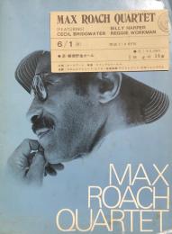 マックス・ローチ四重奏団　Max Roach Quartet　　【来日公演プログラム】
