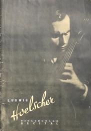 ルードヴィヒ・ヘルシャー　Ludwig Hoelscher　【来日公演プログラム】