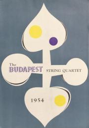 ブダペスト四重奏団　Bbudapest String Quartet　　【来日公演プログラム】