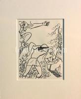 堀内誠一 画稿　「サンドリヨン 世界むかし話」ほるぷ出版・挿絵　