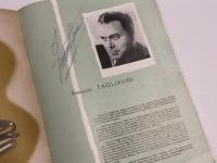 フェルッチョ・タリアヴィーニ 　【演奏会プログラム】　　Ferruccio Tagliavini