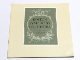 ボストン交響楽団　　【演奏会プログラム】　Boston Symphony Orchestra/Charles Munch/Aaron Copland