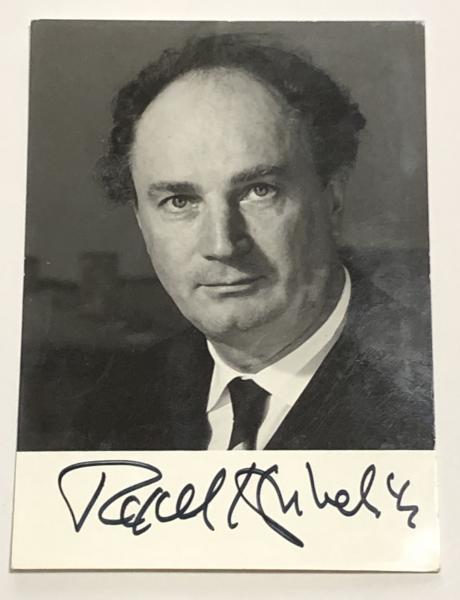 ラファエル・クーベリック（指揮者、1914-1996）○直筆サイン入り