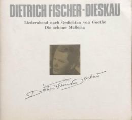 ディートリッヒ・フィッシャー＝ディースカウ　Dietrich Fischer-Dieskau　【来日公演プログラム】
