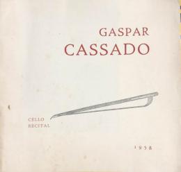 ガスパール・カサド　Gaspar Cassado　　【来日公演プログラム】