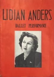 リディアン・アンダース　バレー公演　Lidian Anders　　【来日公演プログラム】