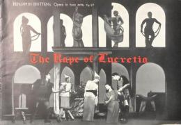 歌劇ルクリーシア　The Rape of Lucretia　　【公演プログラム】