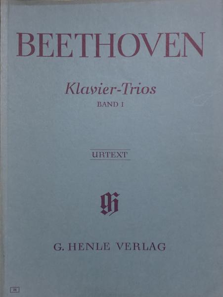 ベートーヴェン ピアノ三重奏曲集 1巻 Beethoven Klavier-trios