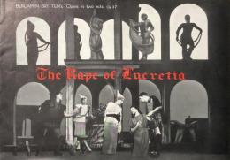 歌劇ルクリーシア　The Rape of Lucretia in two acts　　【演奏会プログラム】