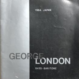 ジョージ・ロンドン　George London　　【来日公演プログラム】