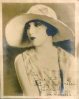ビーブ・ダニエルズ　Bebe Daniels　　サイン入りポートレイト2点