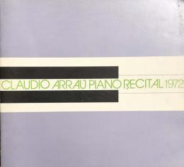 クラウディオ・アラウ　Claudio Arrau　　【来日公演プログラム】