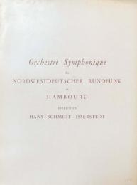 ハンブルク北ドイツ放送交響楽団　　orchestre symphonique du nordwestdeutscher rundfunk de hambourg　　【海外公演プログラム】
